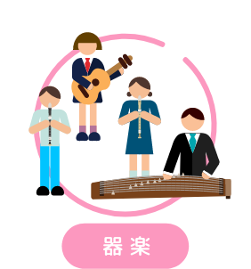 和楽器を含む器楽の授業事例
